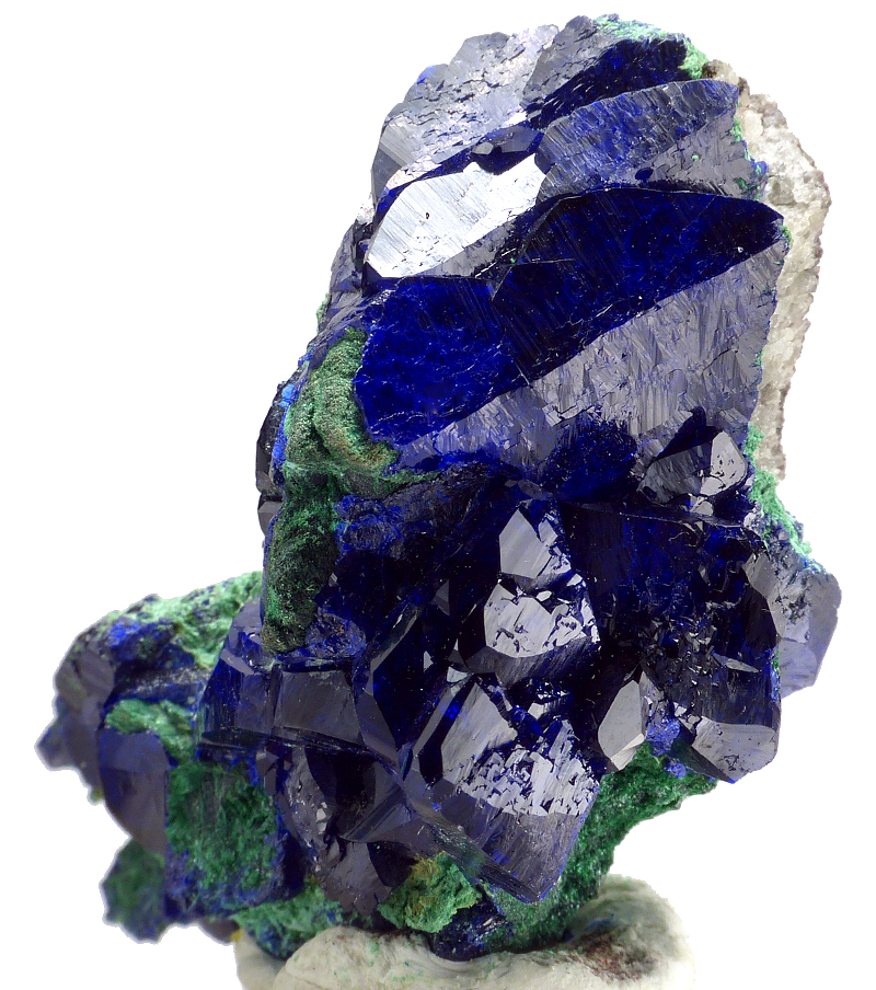 73gr. authentic Gemmy Azurite and Malachite Crystals, Milpillas. Mexico