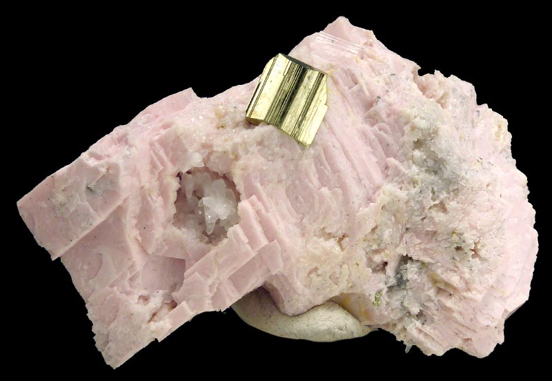 Pink Crystals Rhodochrosite with Particles of Pyrite. Natural Texture of  Mineral for Background Stock Image - Image of crystal, nugget: 131529665