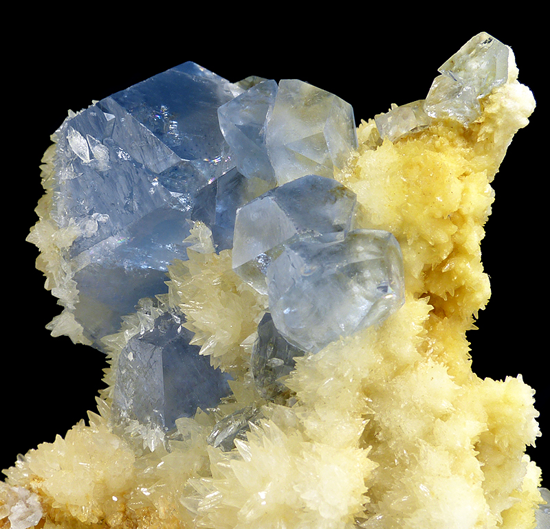 Celestine & hot Calcite